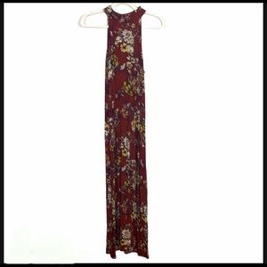 AUDREY Floral Boho Festival Sleeveless Maxi Dress